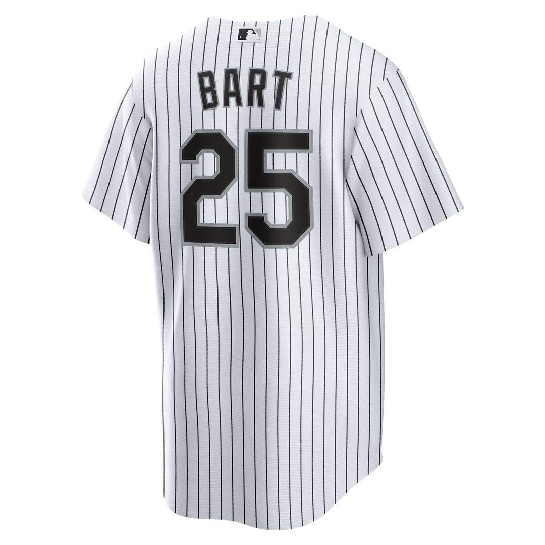 Men's Chicago White Sox Joey Bart White Home Replica MLB Baseball Jersey - view 3