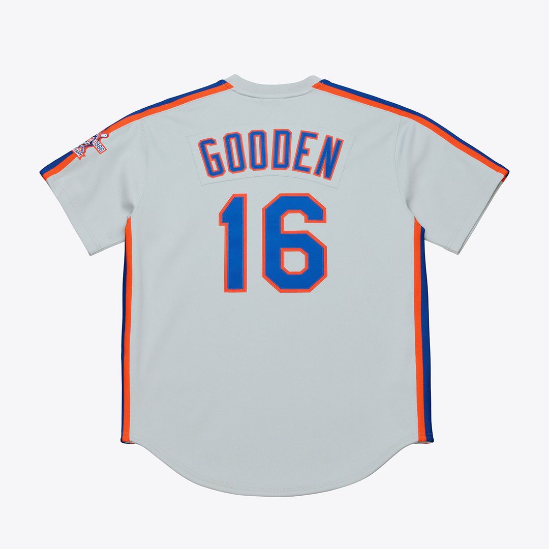 Men's New York Mets Dwight Gooden White 1986 MLB Baseball Jersey - view 2