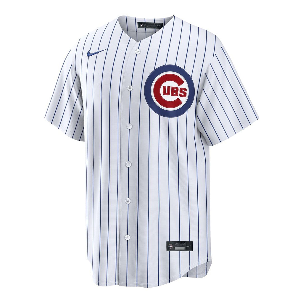 Men's Chicago Cubs Matt Shaw White Home Replica MLB Baseball Jersey - view 2