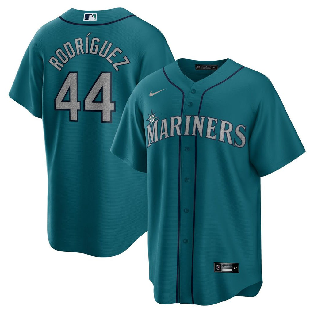 Men's Seattle Mariners Julio Rodríguez Teal Replica MLB Baseball Jersey - view 1