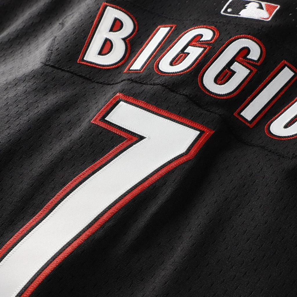 Men's Houston Astros Craig Biggio Black Batting Practice MLB Baseball Jersey - view 5