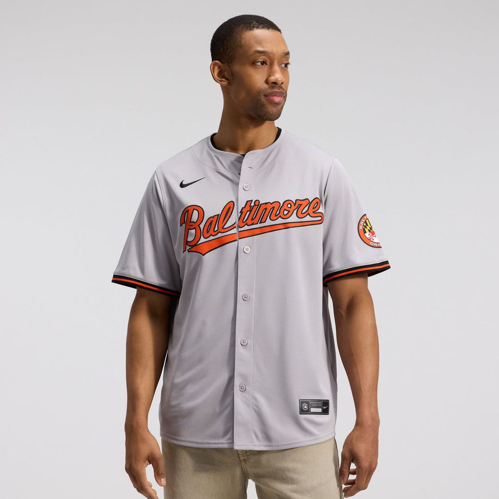 Men's Baltimore Orioles Gray Road Limited MLB Baseball Jersey - view 16