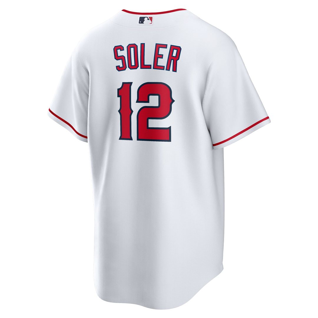 Men's Los Angeles Angels Jorge Soler White Home Replica MLB Baseball Jersey - view 3