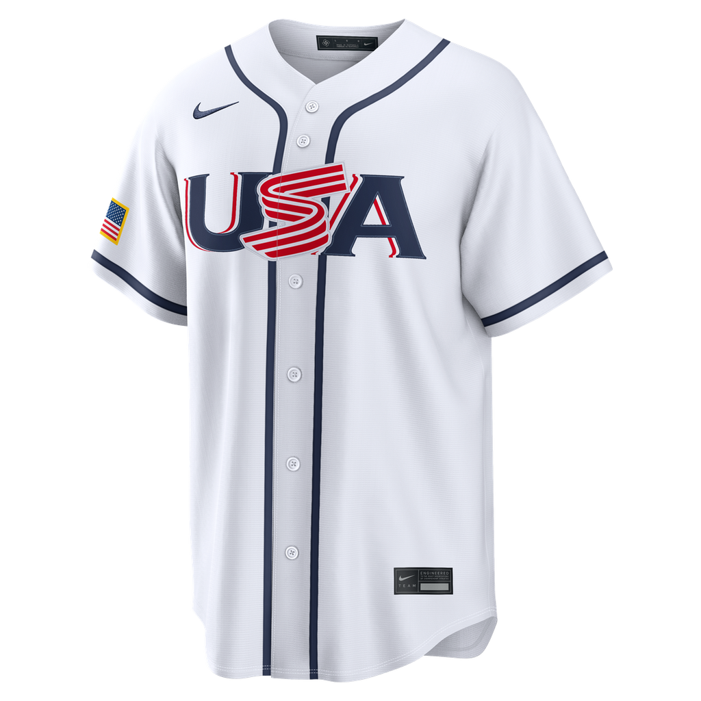 Men's USA Baseball Cal Raleigh White 2026 World Baseball Classic Home Stadium MLB Baseball Jersey - view 2