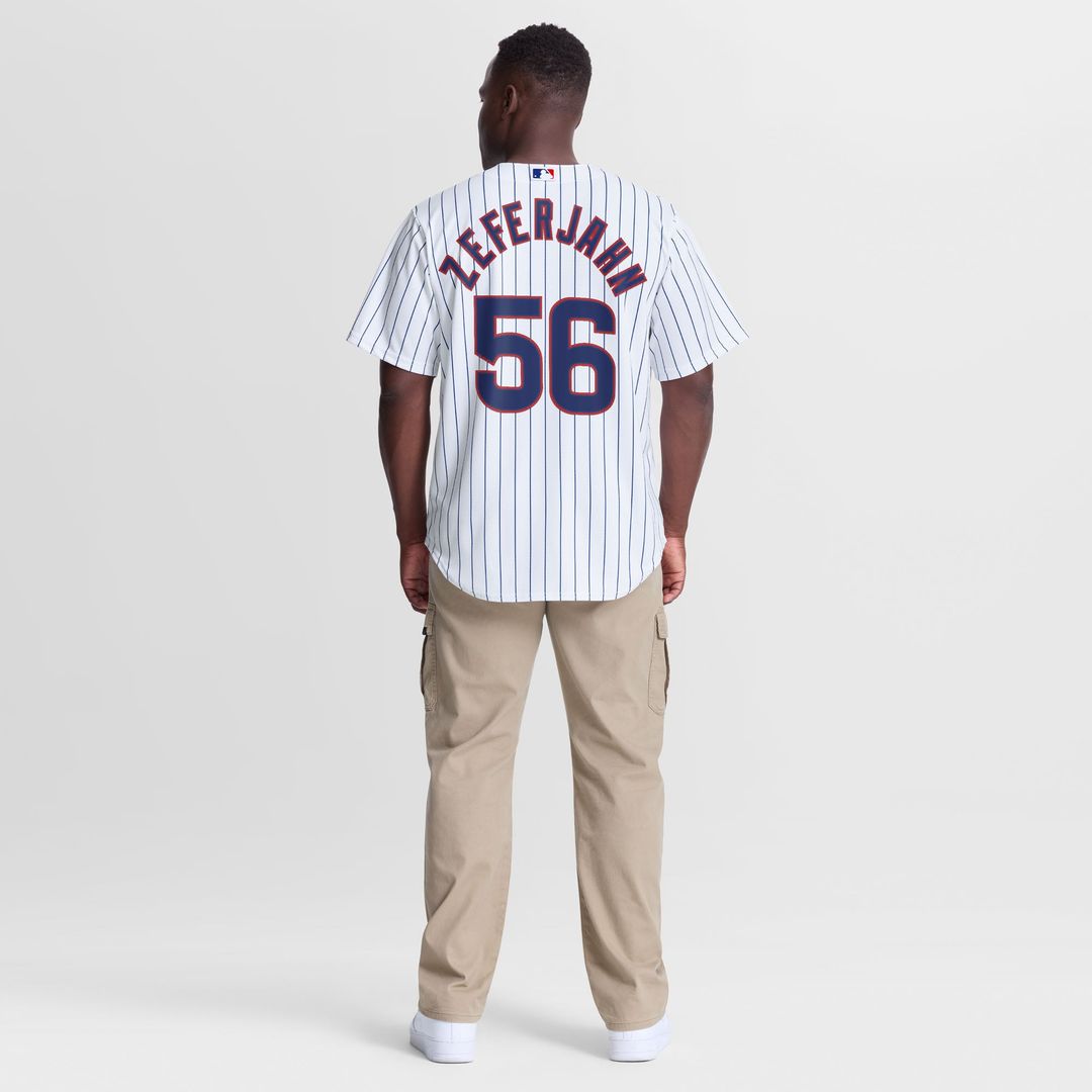 Men's Chicago Cubs Ryan Zeferjahn White Home Replica MLB Baseball Jersey - view 3