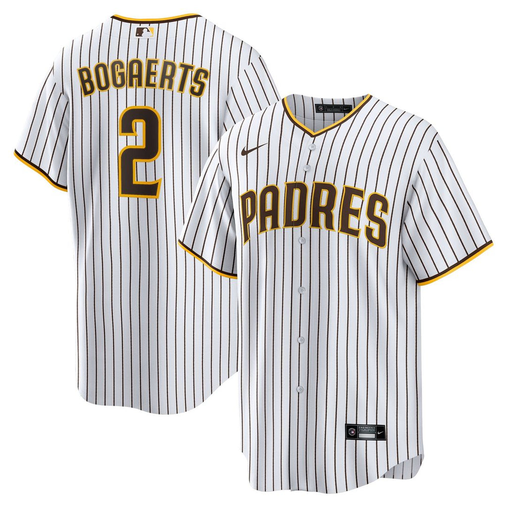 Men's San Diego Padres Xander Bogaerts White/Brown Home Replica MLB Baseball Jersey - view 1