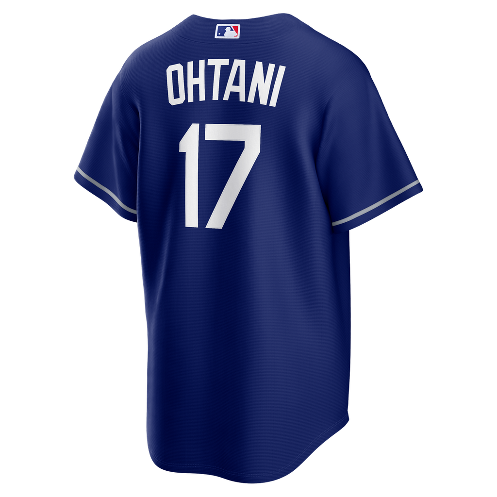 Men's Los Angeles Dodgers Shohei Ohtani Gray Road Replica MLB Baseball Jersey - view 9