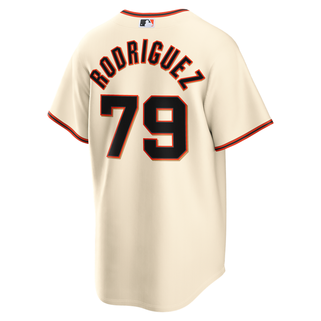Men's San Francisco Giants Jesus Rodriguez Cream Home Replica MLB Baseball Jersey - view 5