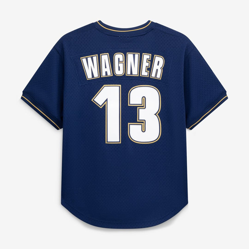 Men's Houston Astros Billy Wagner Navy Batting Practice MLB Baseball Jersey - view 3