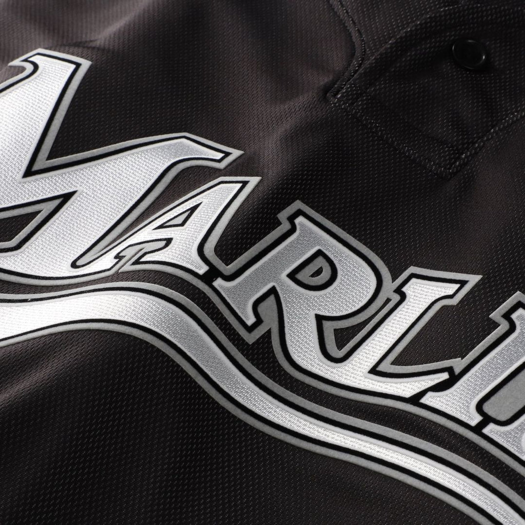 Men's Florida Marlins Dontrelle Willis Black Batting Practice MLB Baseball Jersey - view 4
