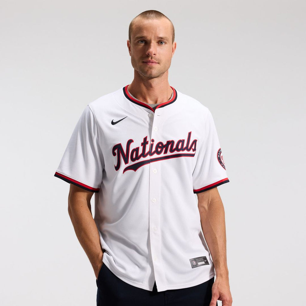 Men's Washington Nationals Dylan Crews White Home Limited MLB Baseball Jersey - view 17