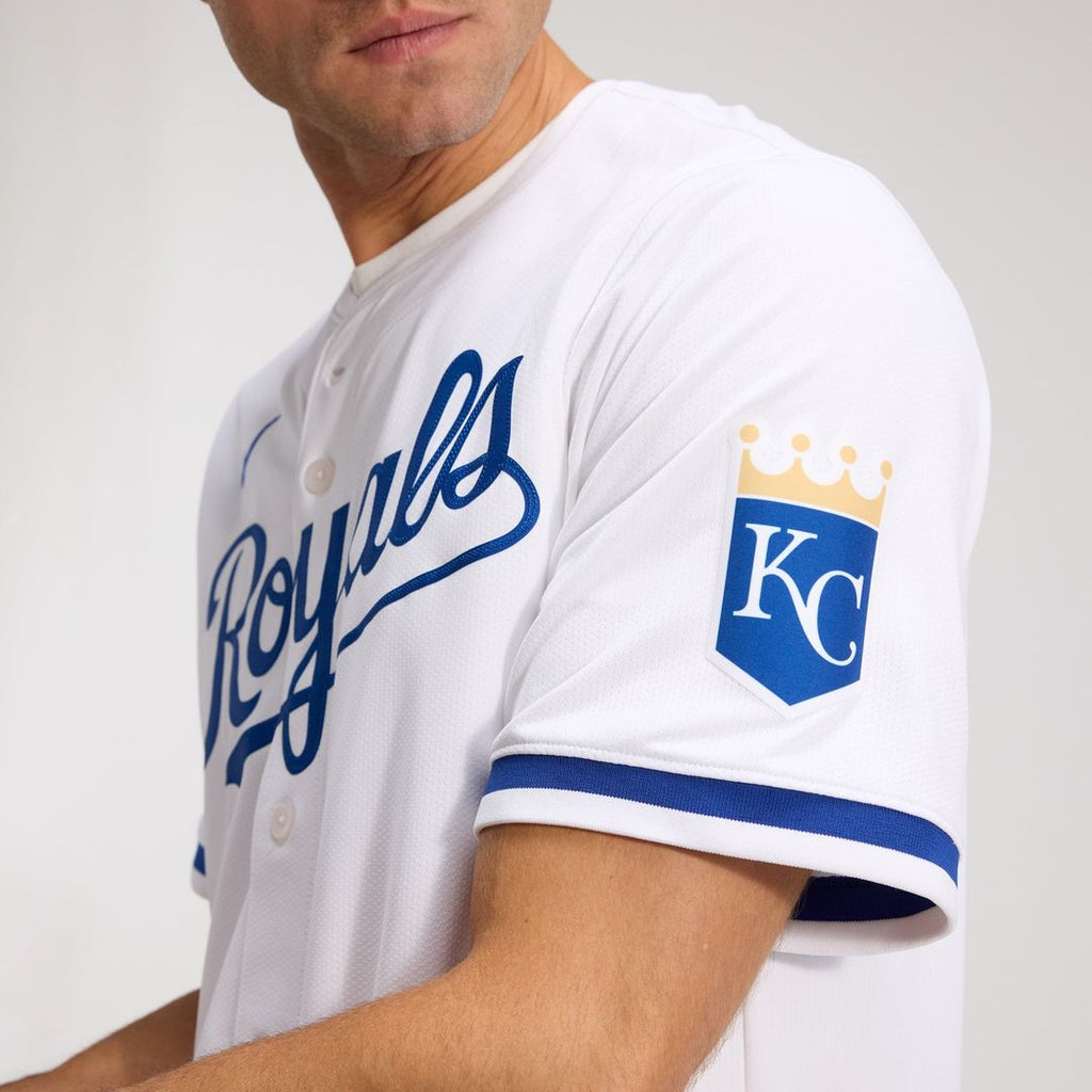 Men's Kansas City Royals White Home Limited MLB Baseball Jersey - view 7