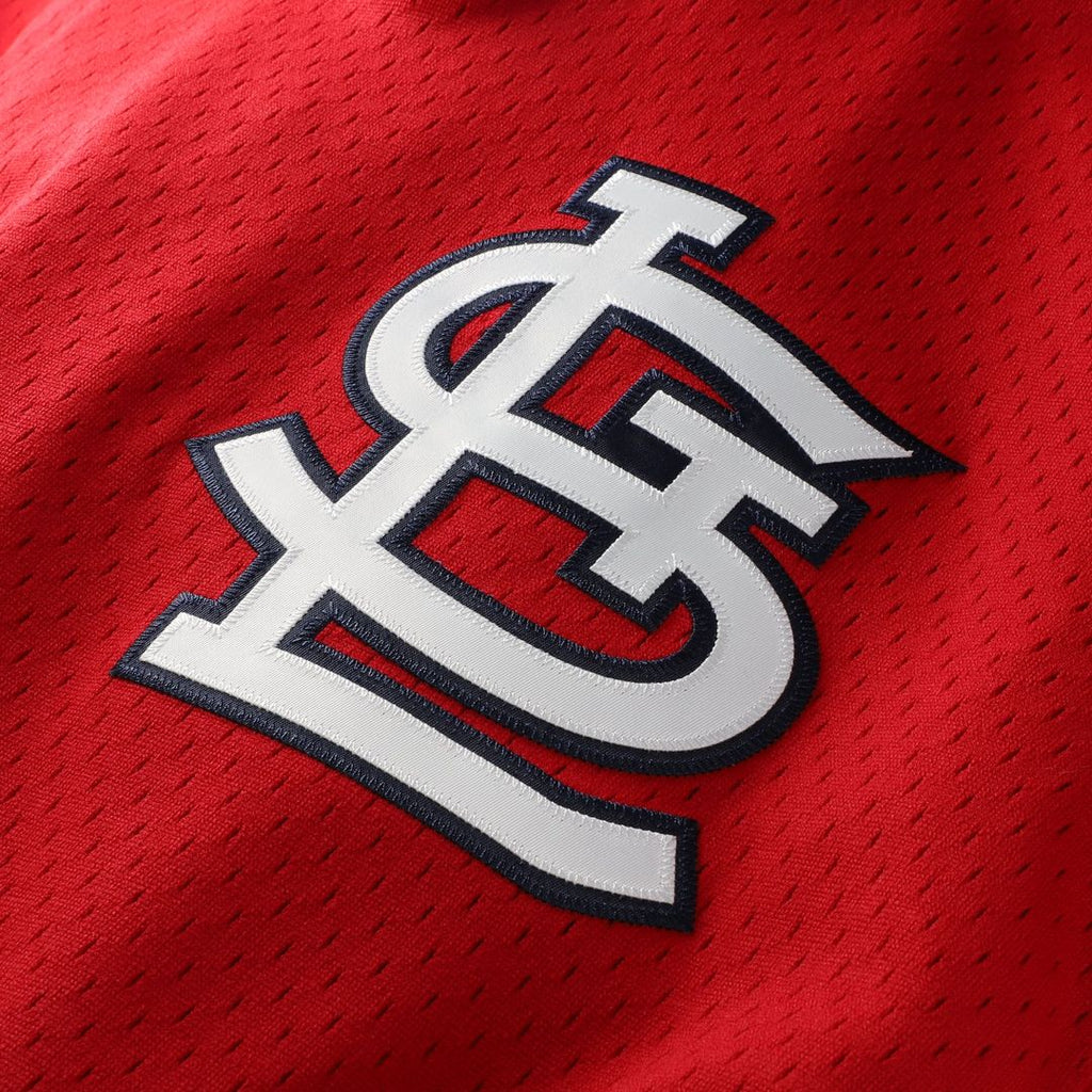 Men's St. Louis Cardinals Ozzie Smith Scarlet Batting Practice MLB Baseball Jersey - view 4