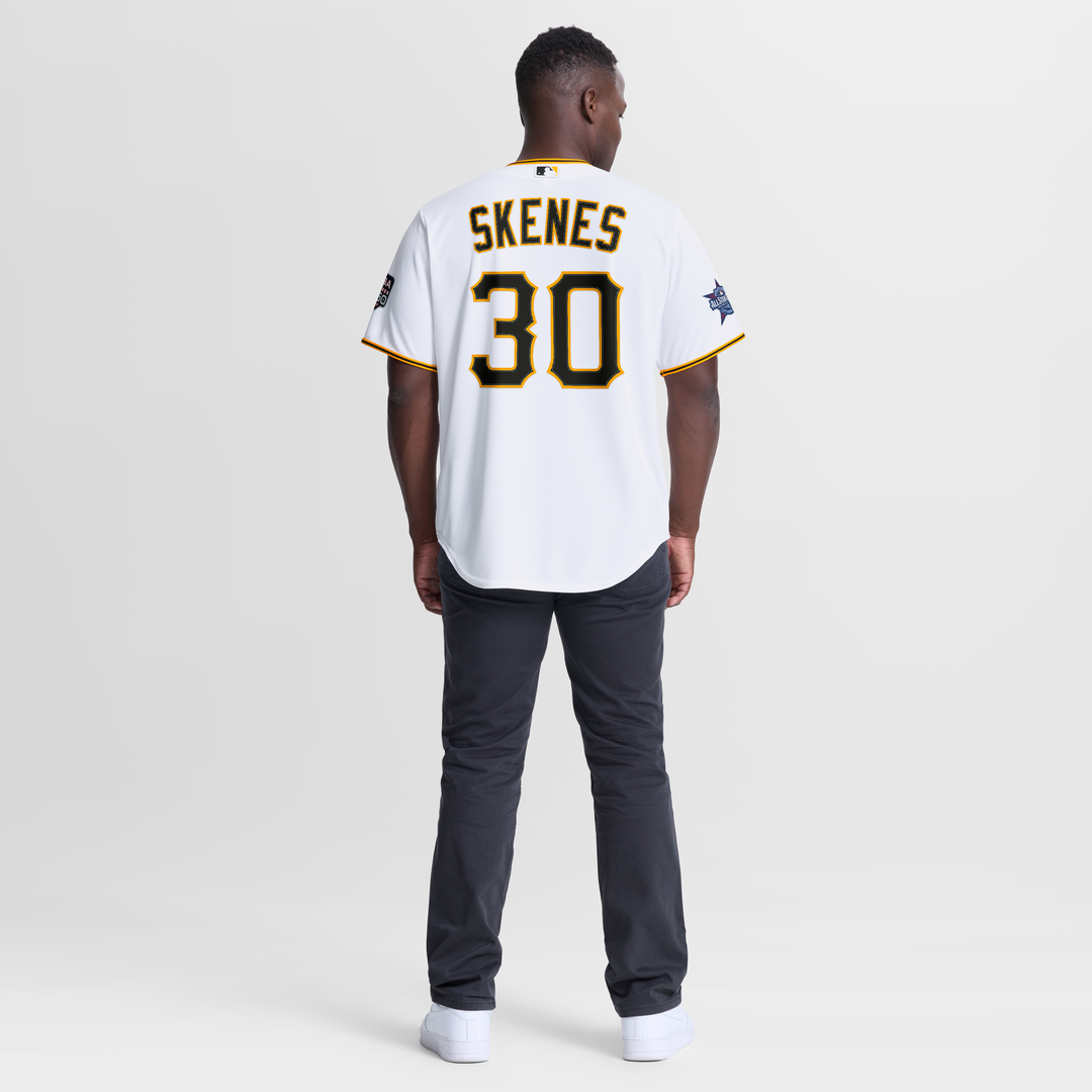Men's 2026 All-Star Game Men's Pittsburgh Pirates Paul Skenes White Replica MLB Baseball Jersey - view 5