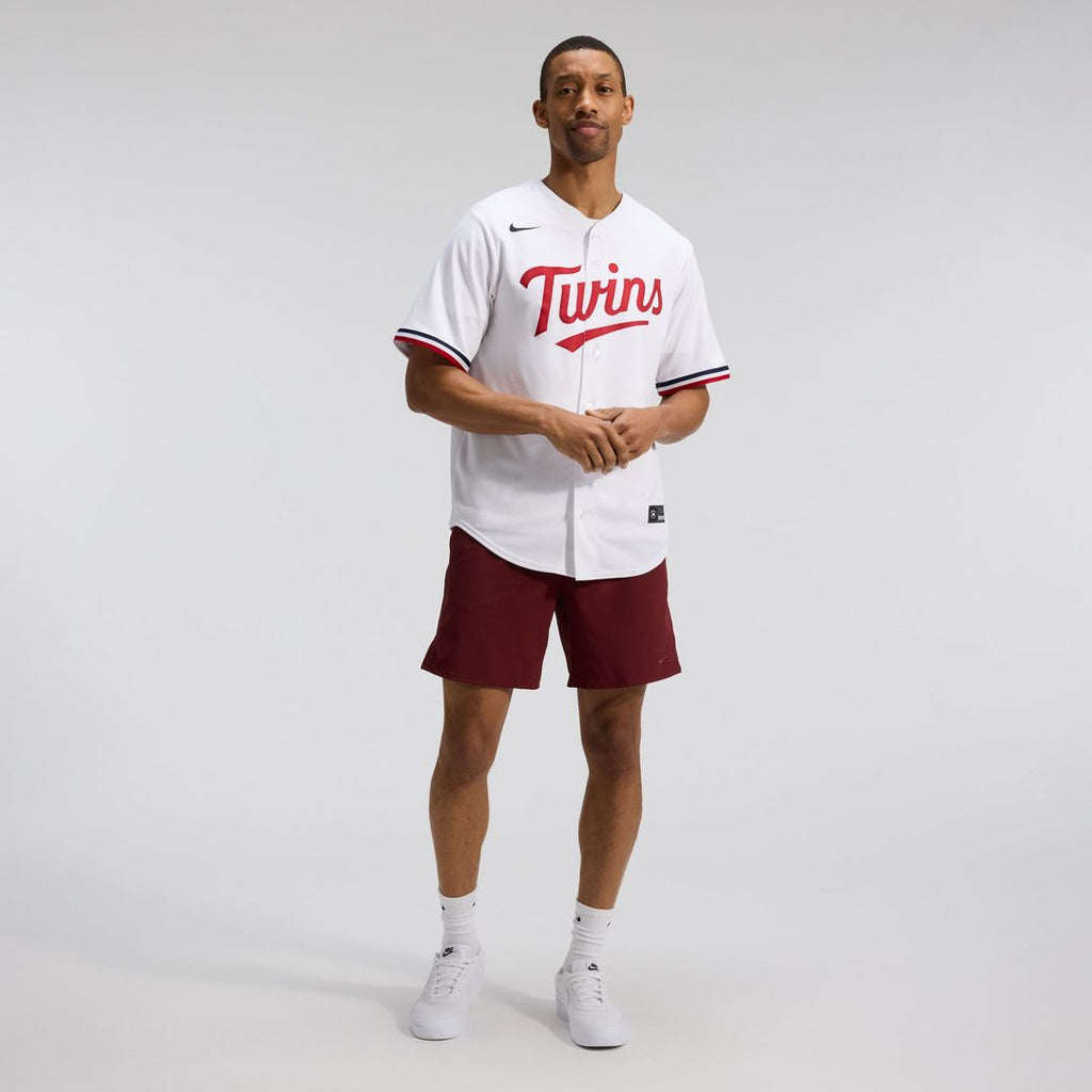Men's Minnesota Twins White Home Replica MLB Baseball Jersey - view 3
