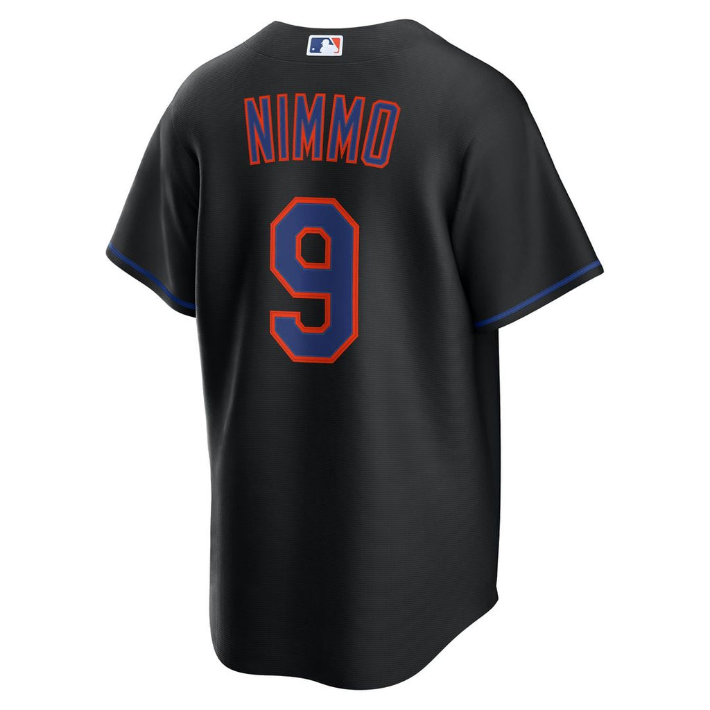 Men's New York Mets Brandon Nimmo Black Alternate Replica MLB Baseball Jersey - view 3