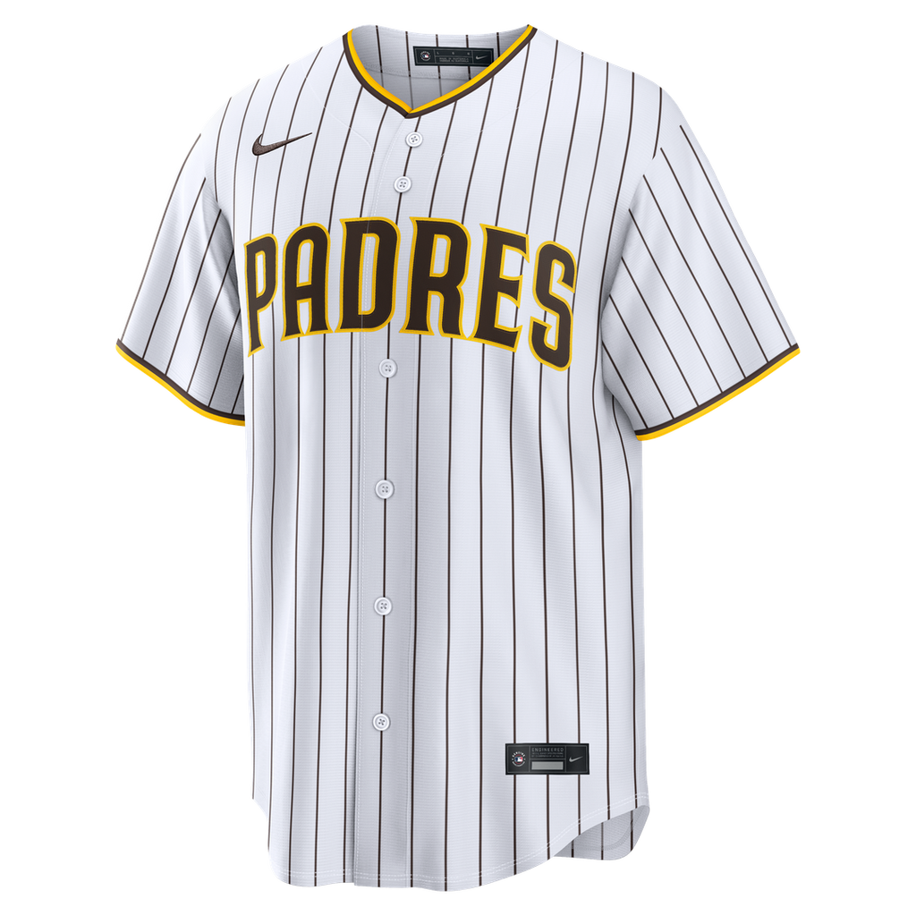 Men's San Diego Padres White Home Replica MLB Baseball Jersey - view 3