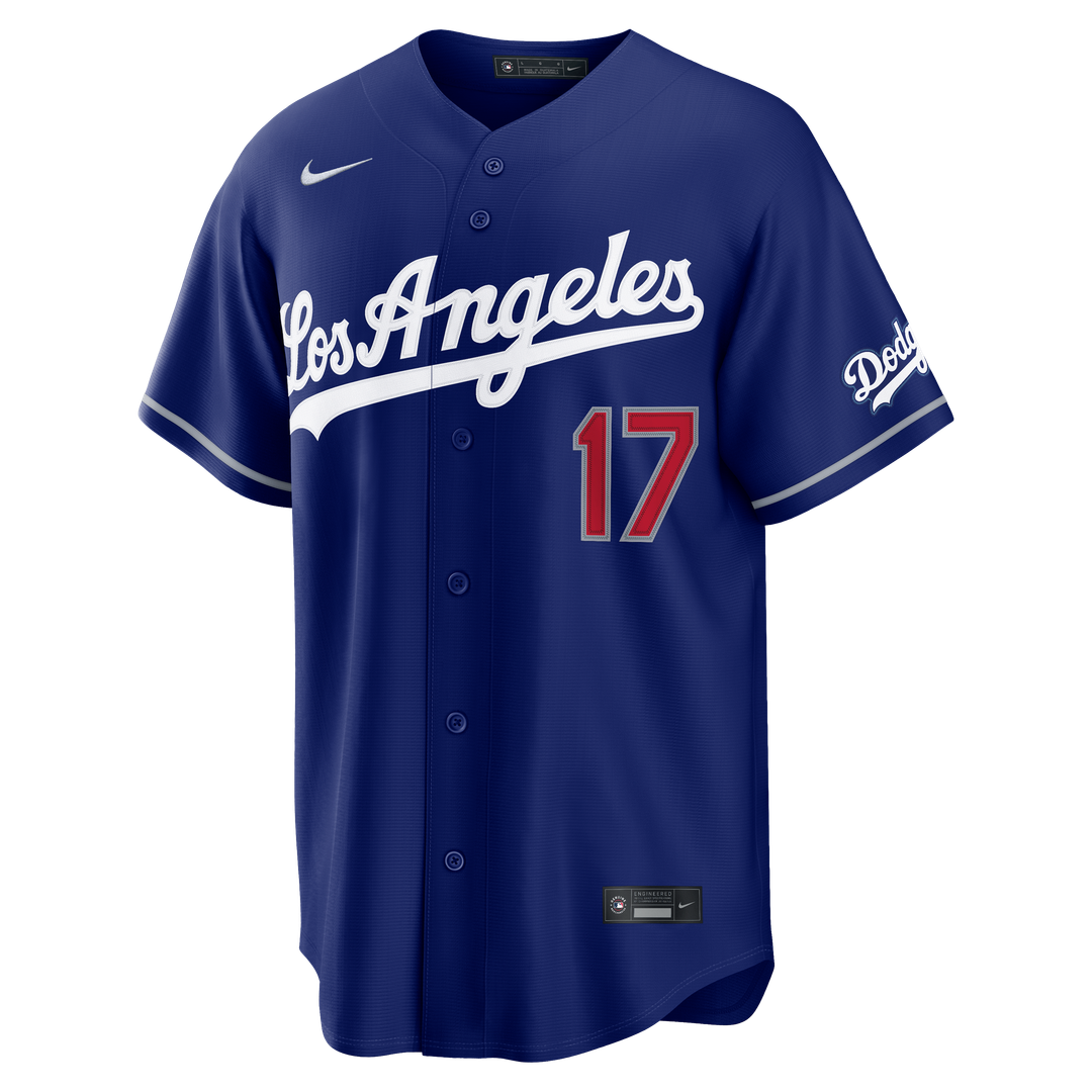Men's Los Angeles Dodgers Shohei Ohtani Royal Alternate Stadium MLB Baseball Jersey - view 2