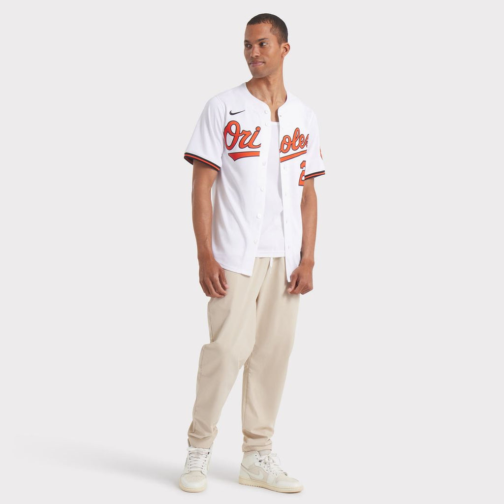 Men's Baltimore Orioles Gunnar Henderson White Home Limited MLB Baseball Jersey - view 6