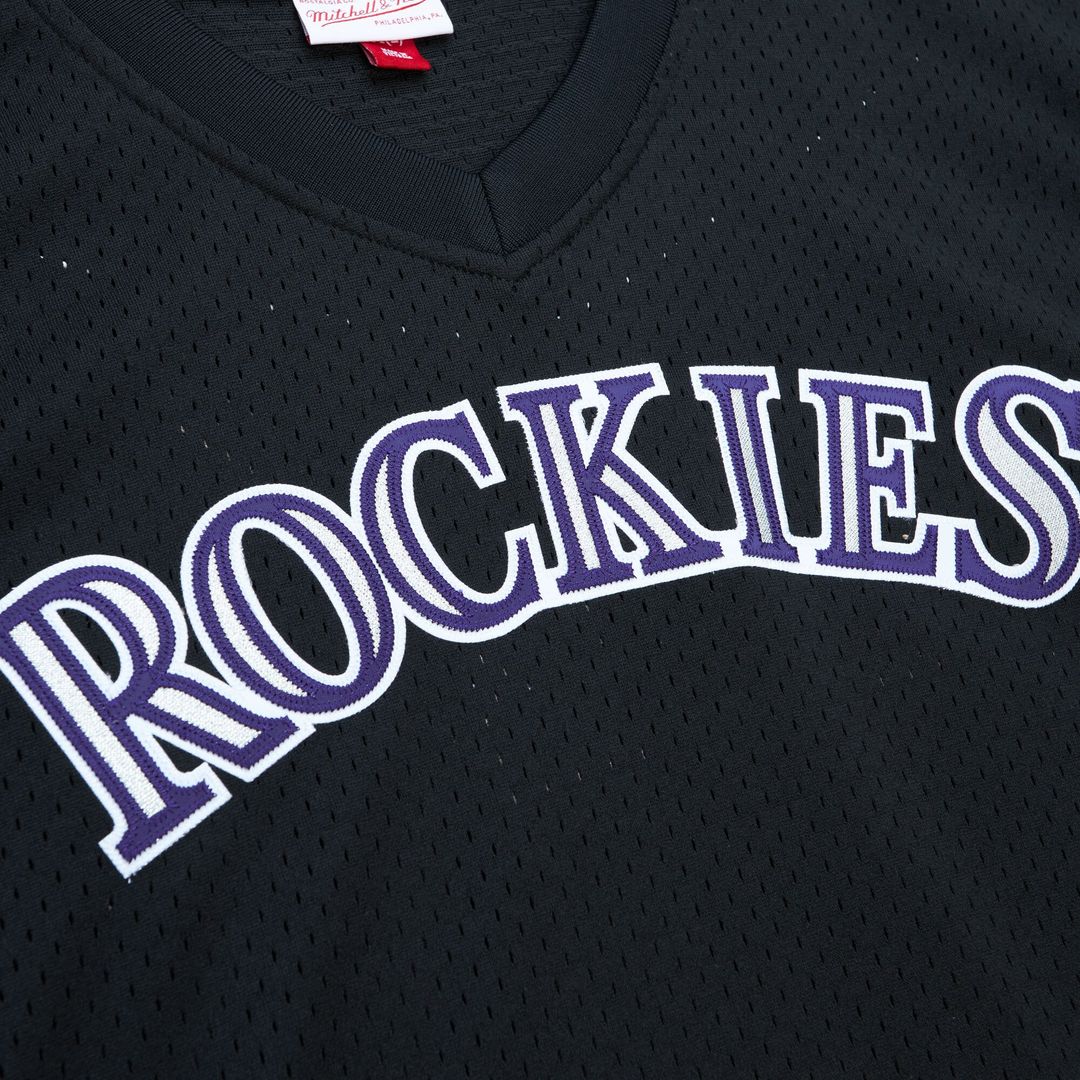 Men's Colorado Rockies Todd Helton Black Batting Practice MLB Baseball Jersey - view 4
