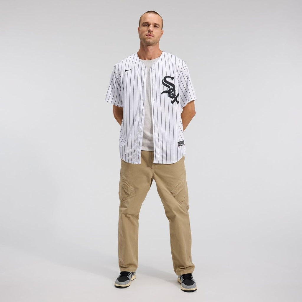 Men's Chicago White Sox White Home Replica MLB Baseball Jersey - view 14