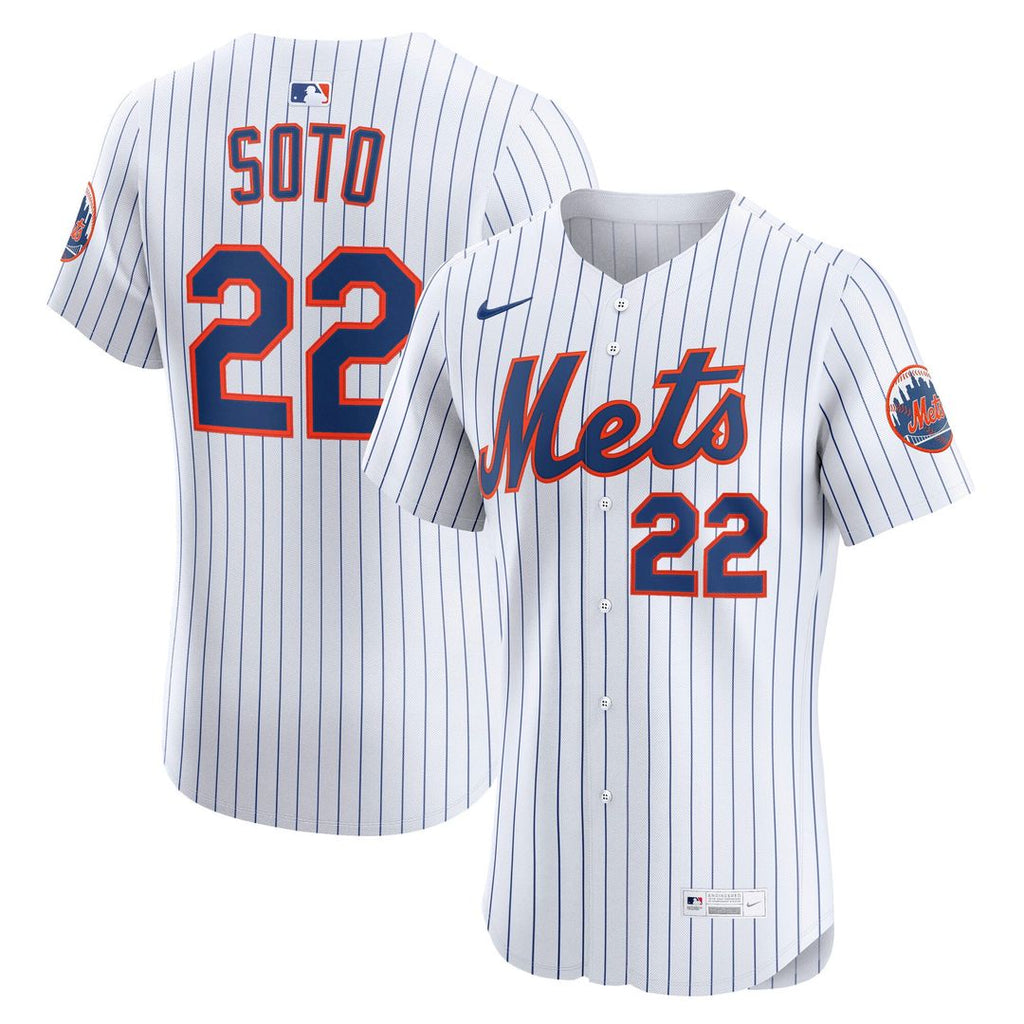 Men's New York Mets Juan Soto White Home Elite MLB Baseball Jersey - view 1