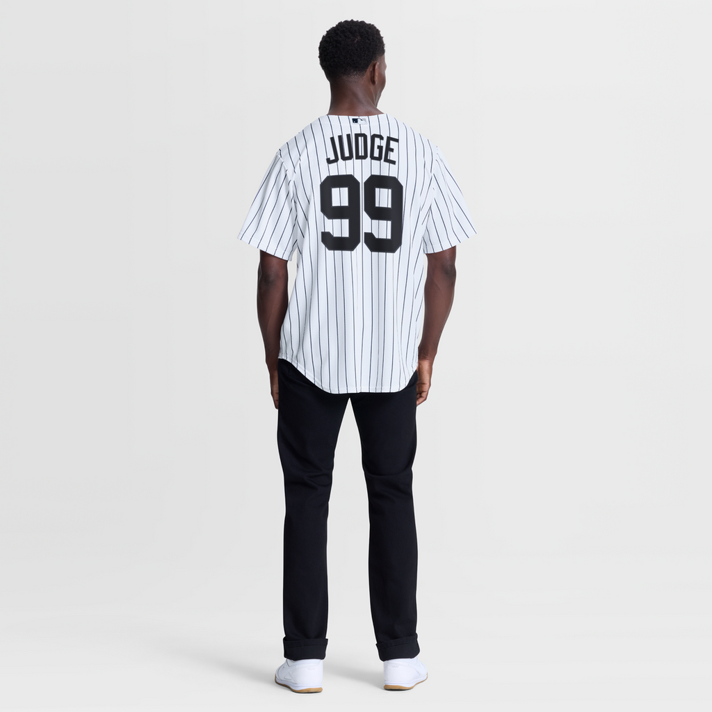 Men's New York Yankees Aaron Judge White Home Replica MLB Baseball Jersey - view 5