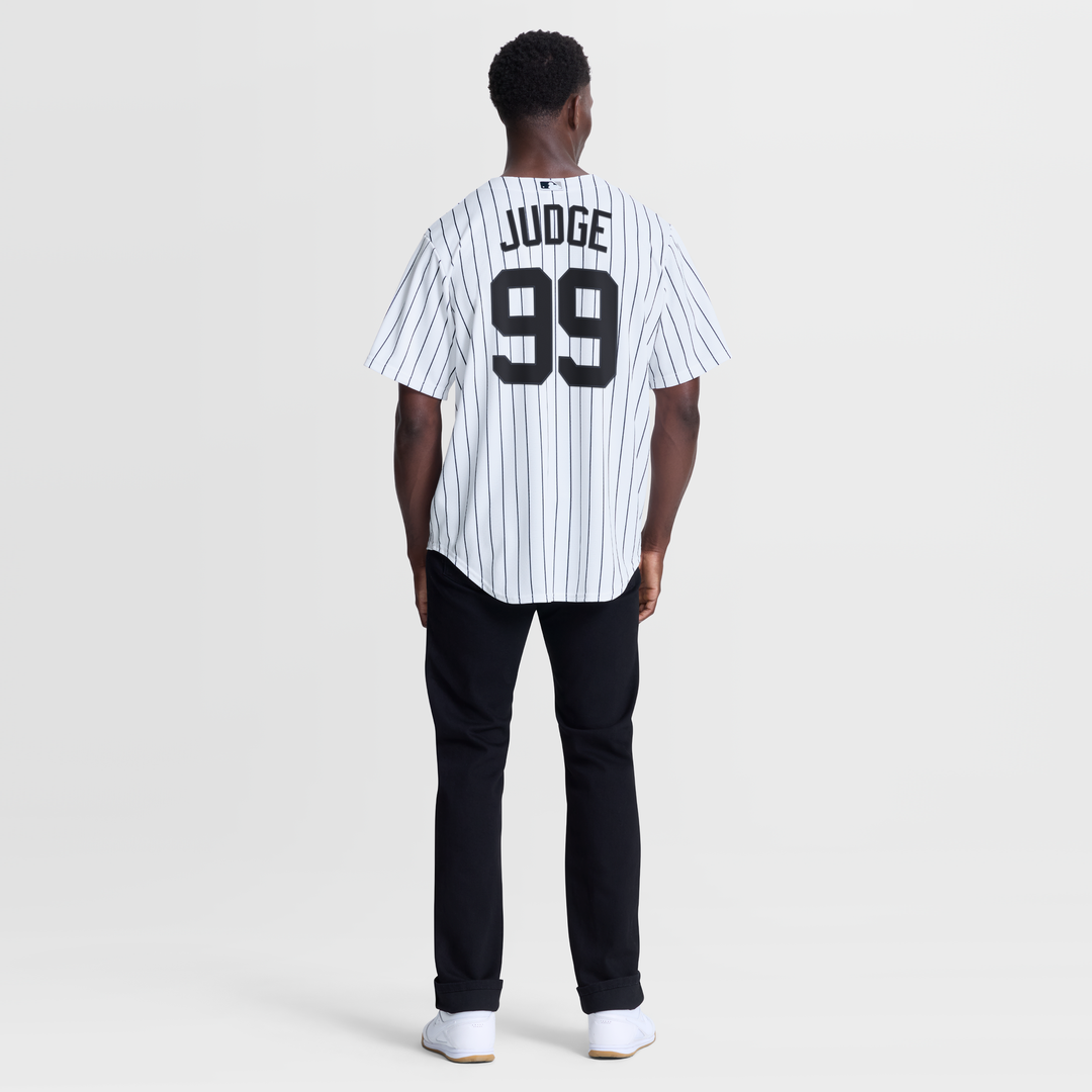 Men's New York Yankees Aaron Judge White Home Replica MLB Baseball Jersey - view 5