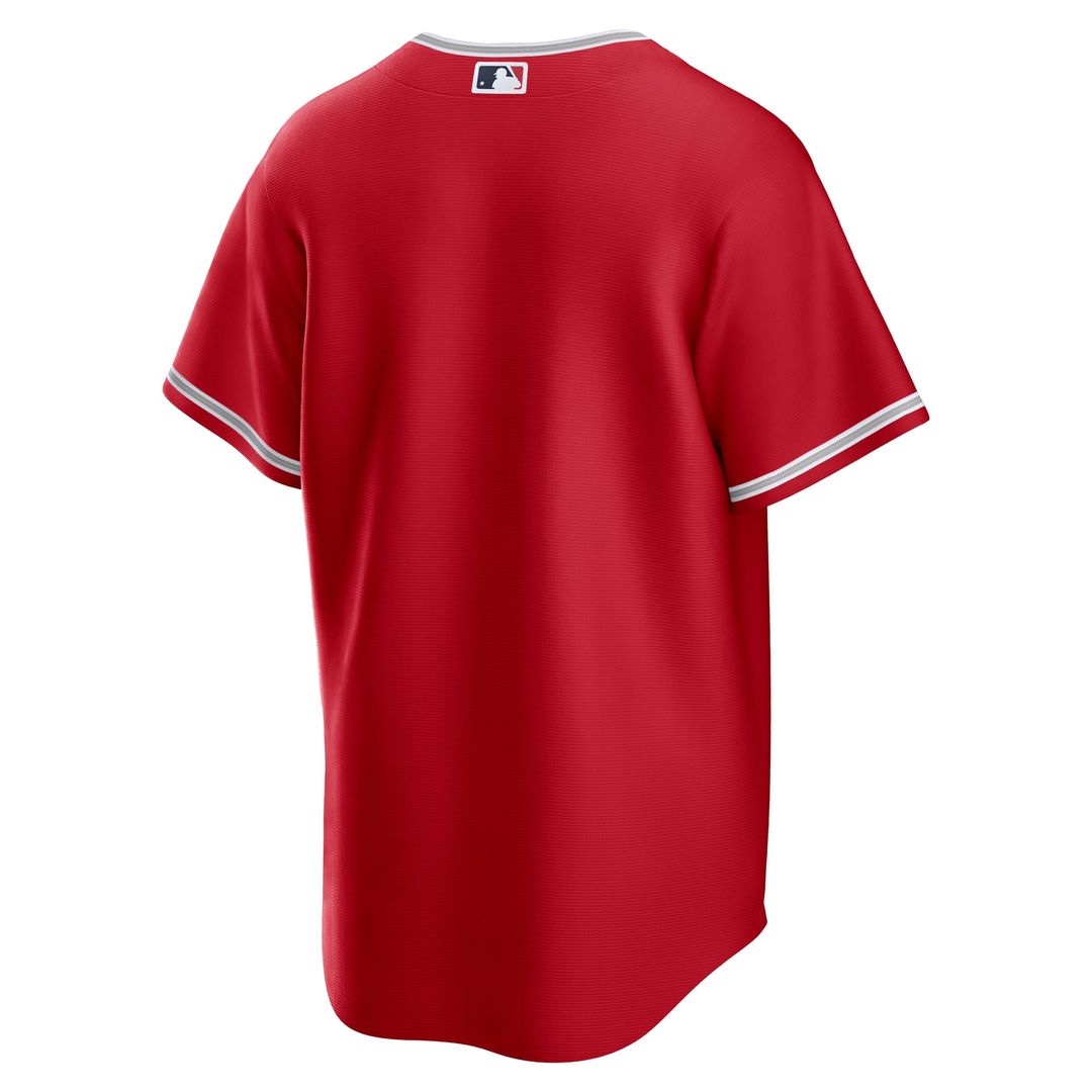 Men's Los Angeles Angels White Home Replica MLB Baseball Jersey - view 25