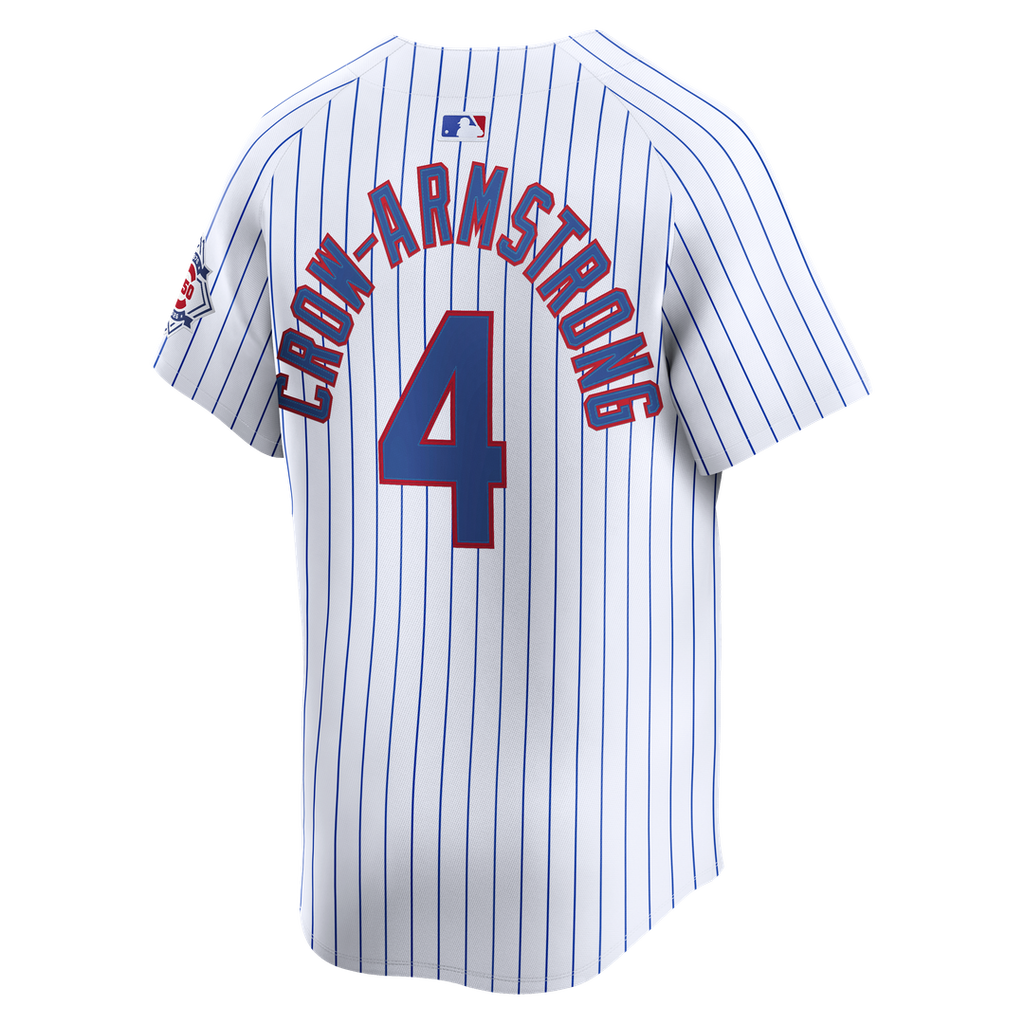 Men's Chicago Cubs Pete Crow-Armstrong White 150th Anniversary Limited MLB Baseball Jersey - view 3