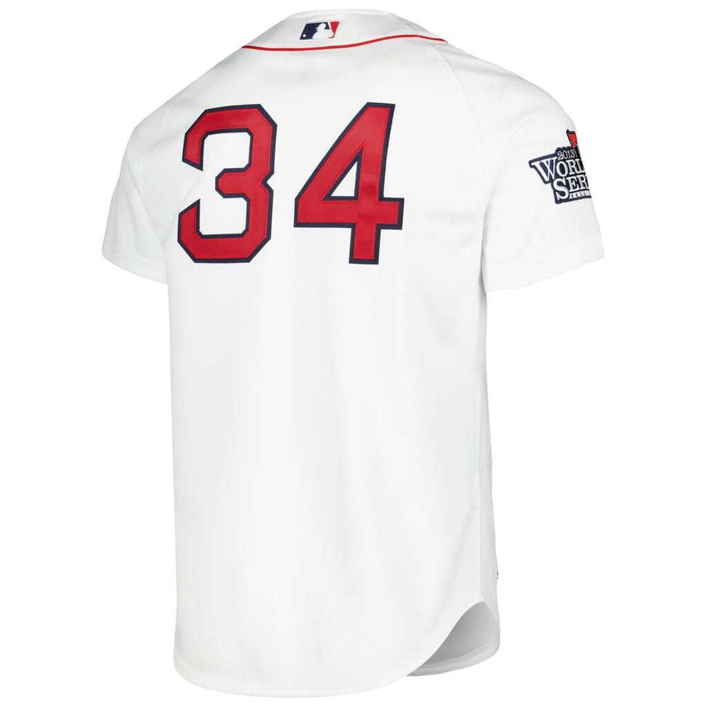 Men's Boston Red Sox David Ortiz White Cooperstown Collection MLB Baseball Jersey - view 3