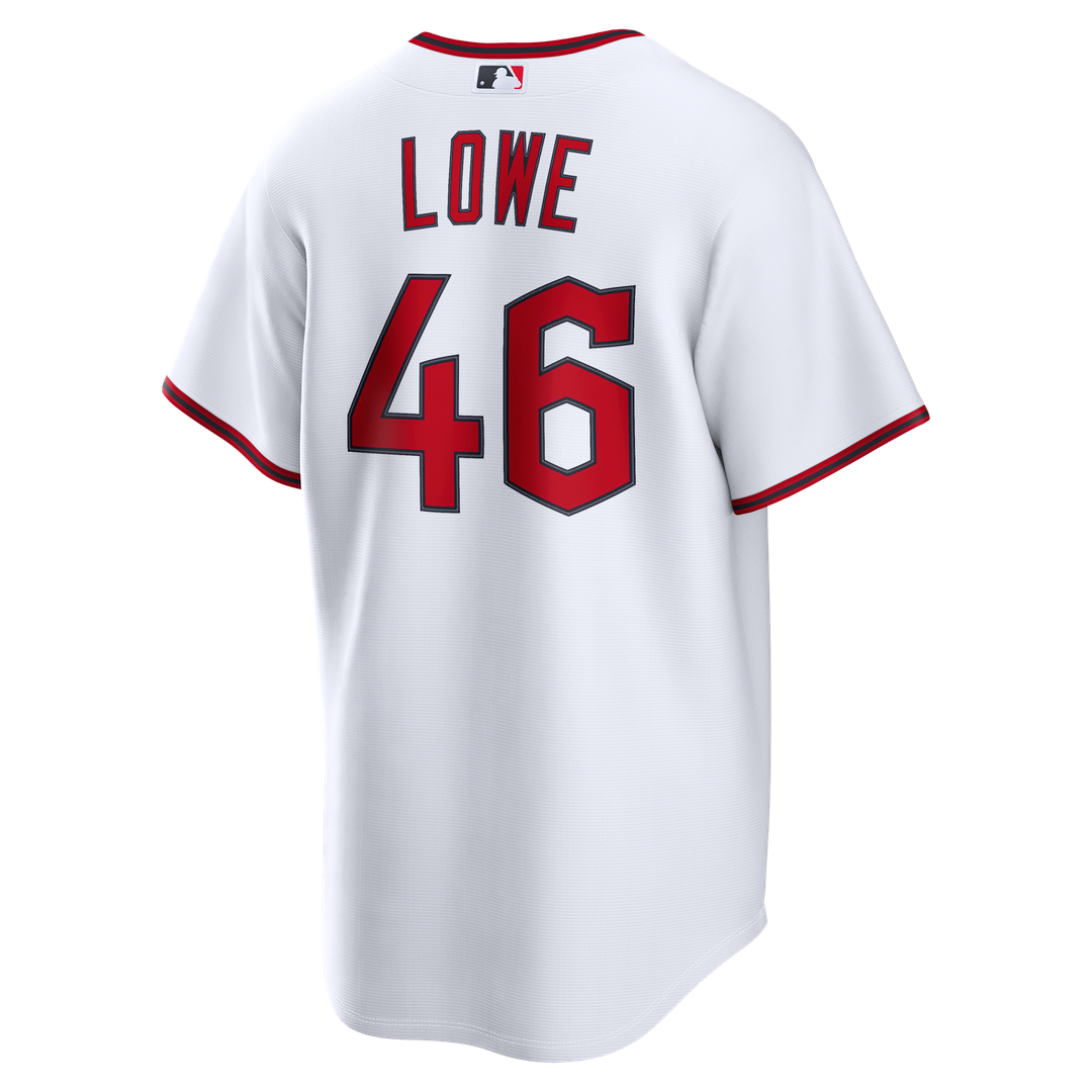 Men's Cleveland Guardians Nathaniel Lowe White Home Replica MLB Baseball Jersey - view 3