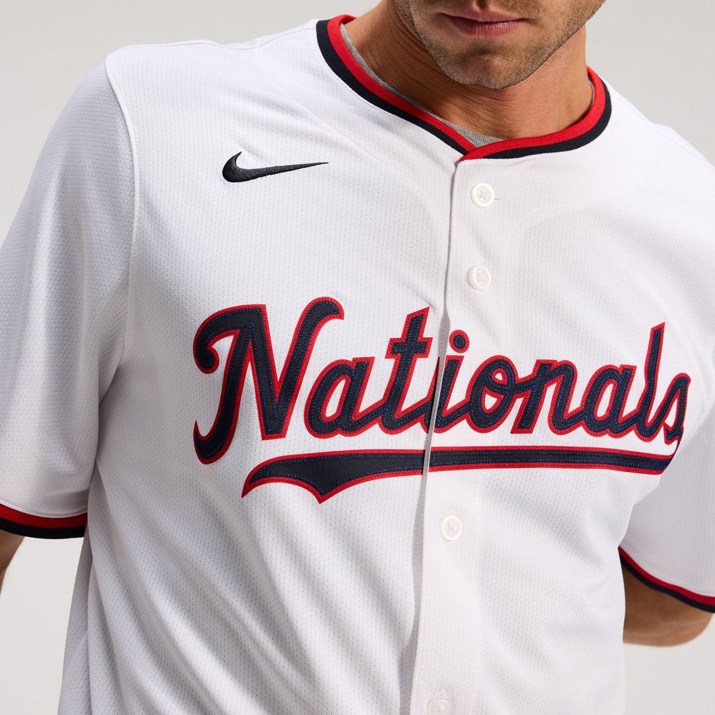 Men's Washington Nationals Dylan Crews White Home Limited MLB Baseball Jersey - view 24
