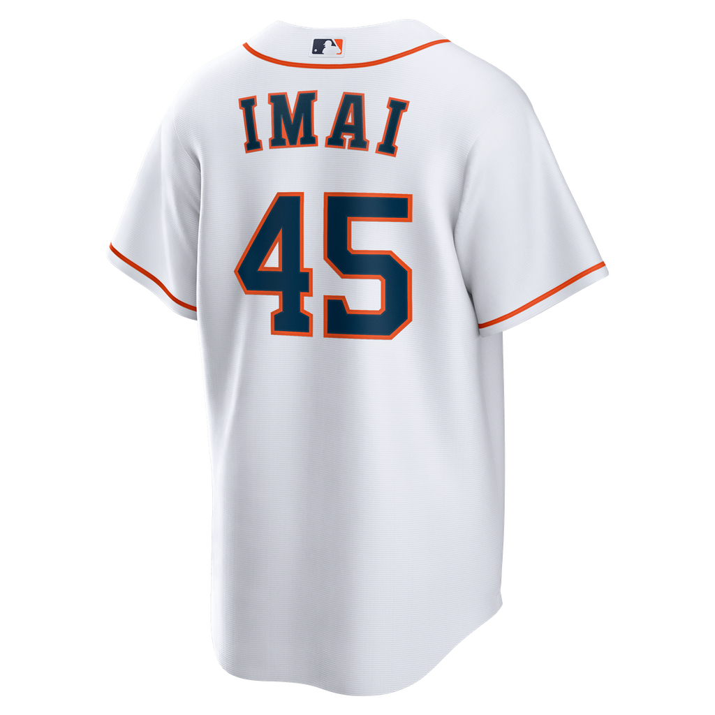 Men's Houston Astros Tatsuya Imai White Home Replica MLB Baseball Jersey - view 3