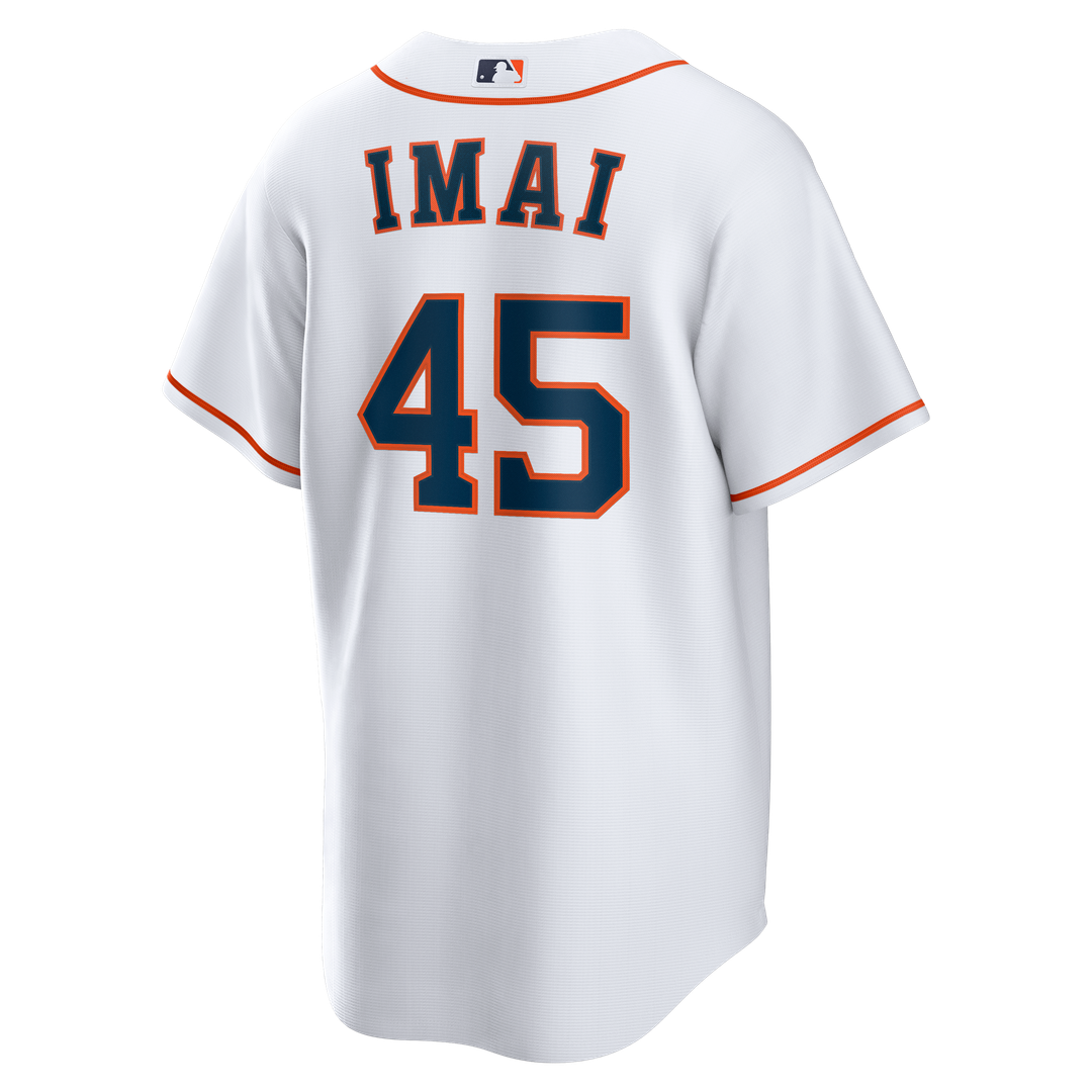 Men's Houston Astros Tatsuya Imai White Home Replica MLB Baseball Jersey - view 3