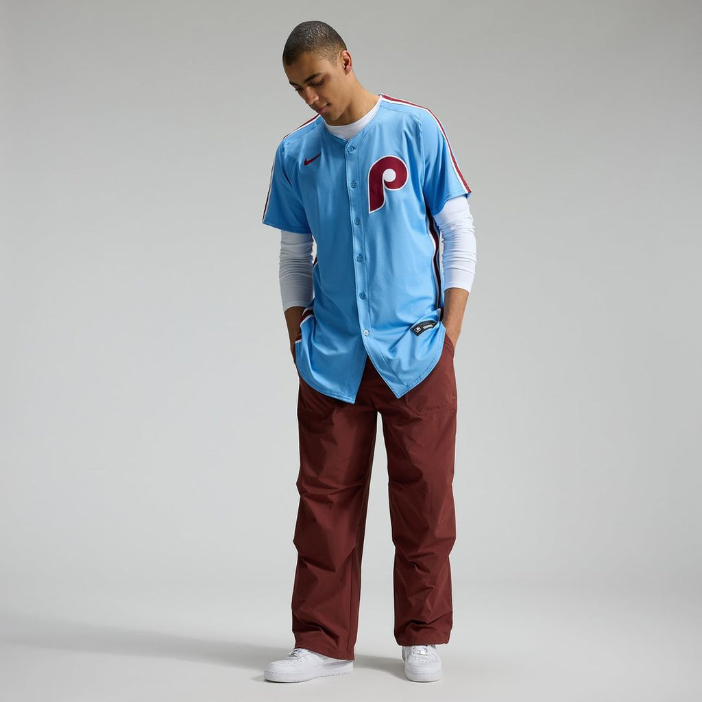 Men's Philadelphia Phillies Cream Alternate 2 Elite MLB Baseball Jersey - view 15