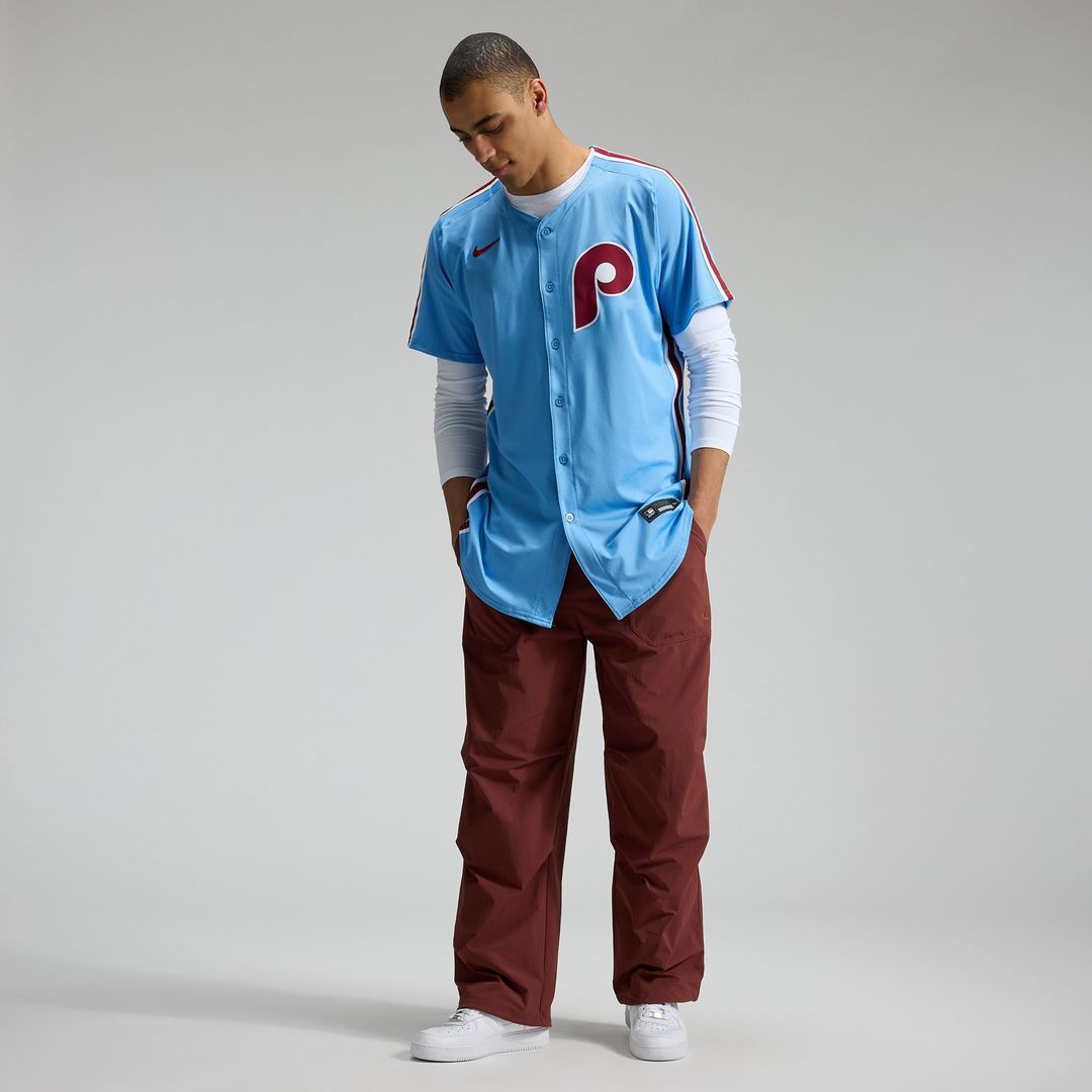 Men's Philadelphia Phillies Cream Alternate 2 Elite MLB Baseball Jersey - view 15