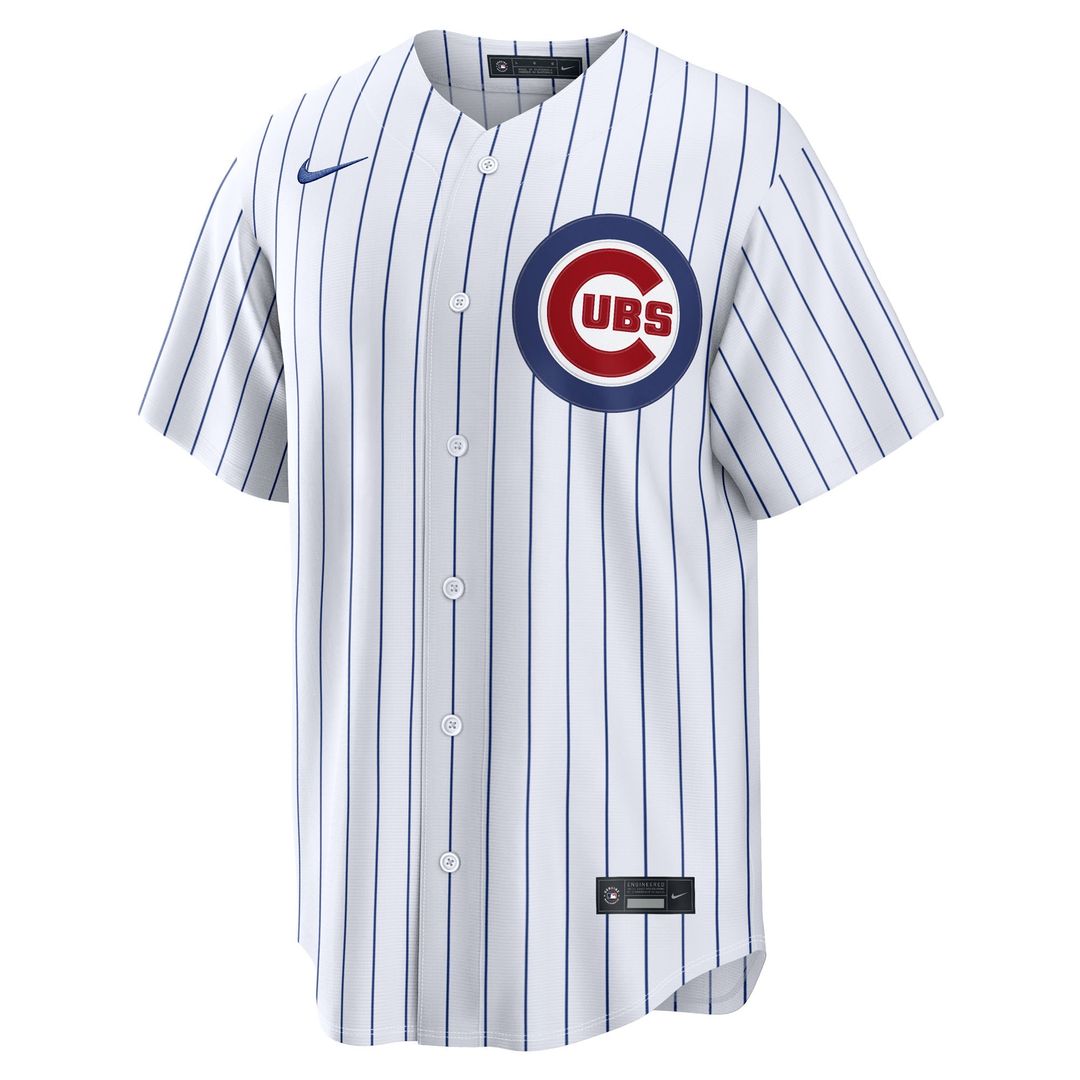 Men's Chicago Cubs Ryan Zeferjahn White Home Replica MLB Baseball Jersey - view 4