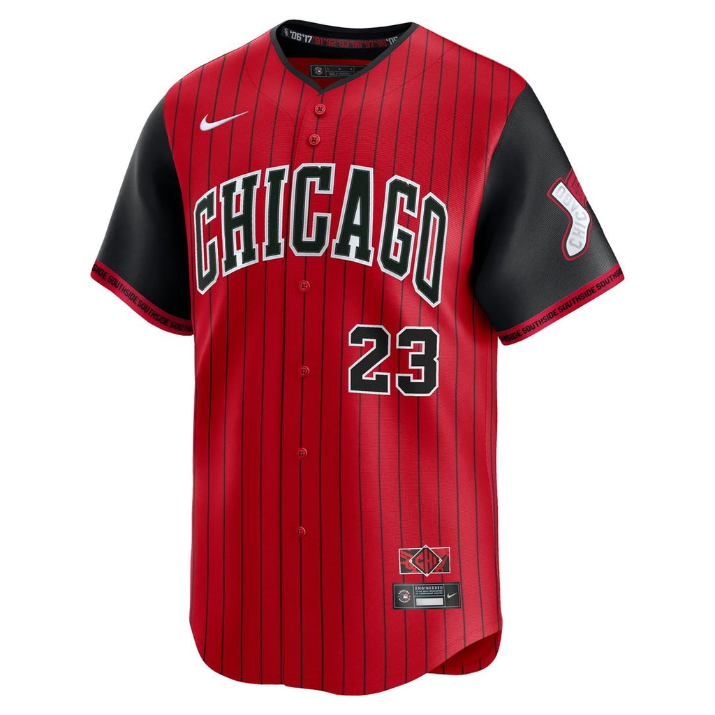 Men's Chicago White Sox Andrew Benintendi Red/Black 2025 City Connect Limited MLB Baseball Jersey - view 2