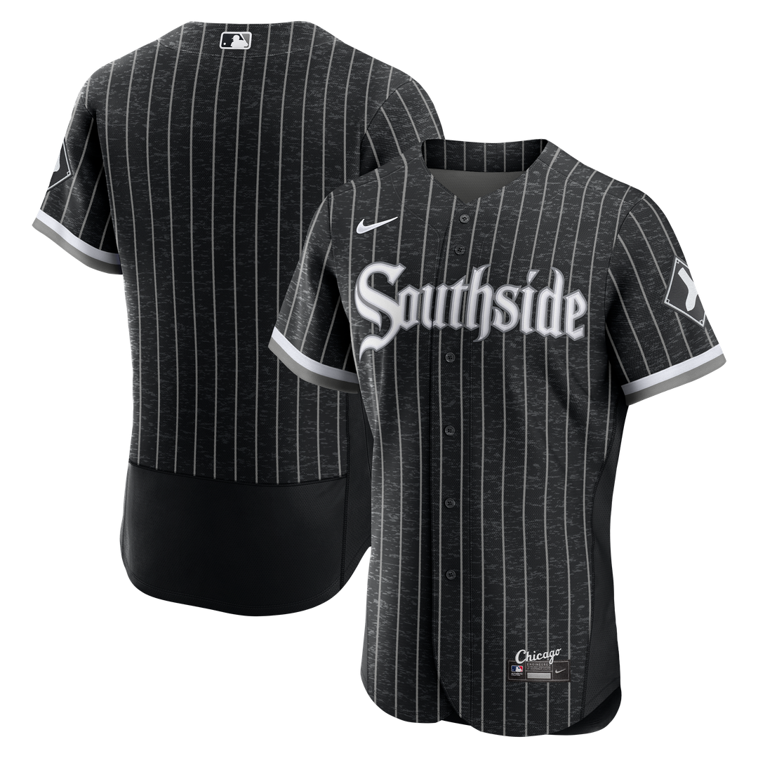 Men's Chicago White Sox White Home MLB Baseball Jersey - view 7