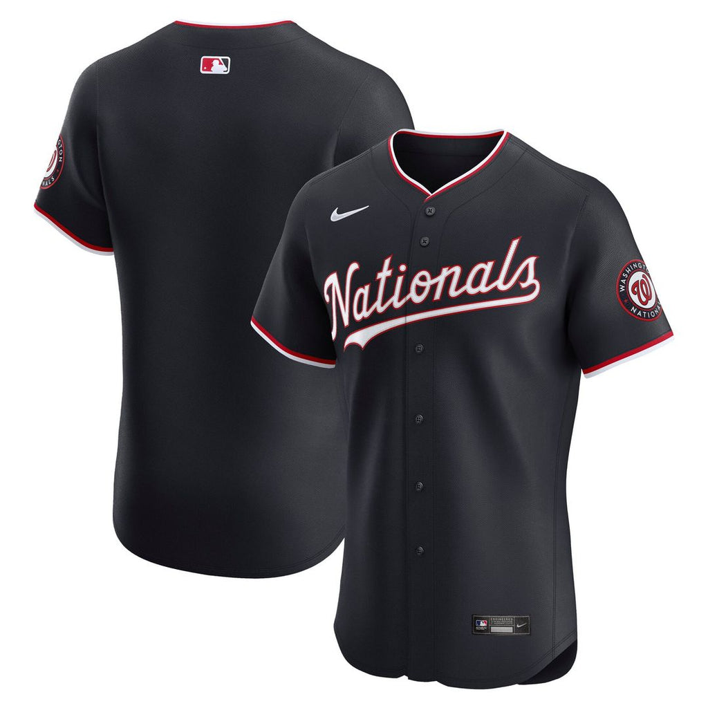 Men's Washington Nationals Navy Alternate Elite MLB Baseball Jersey - view 1