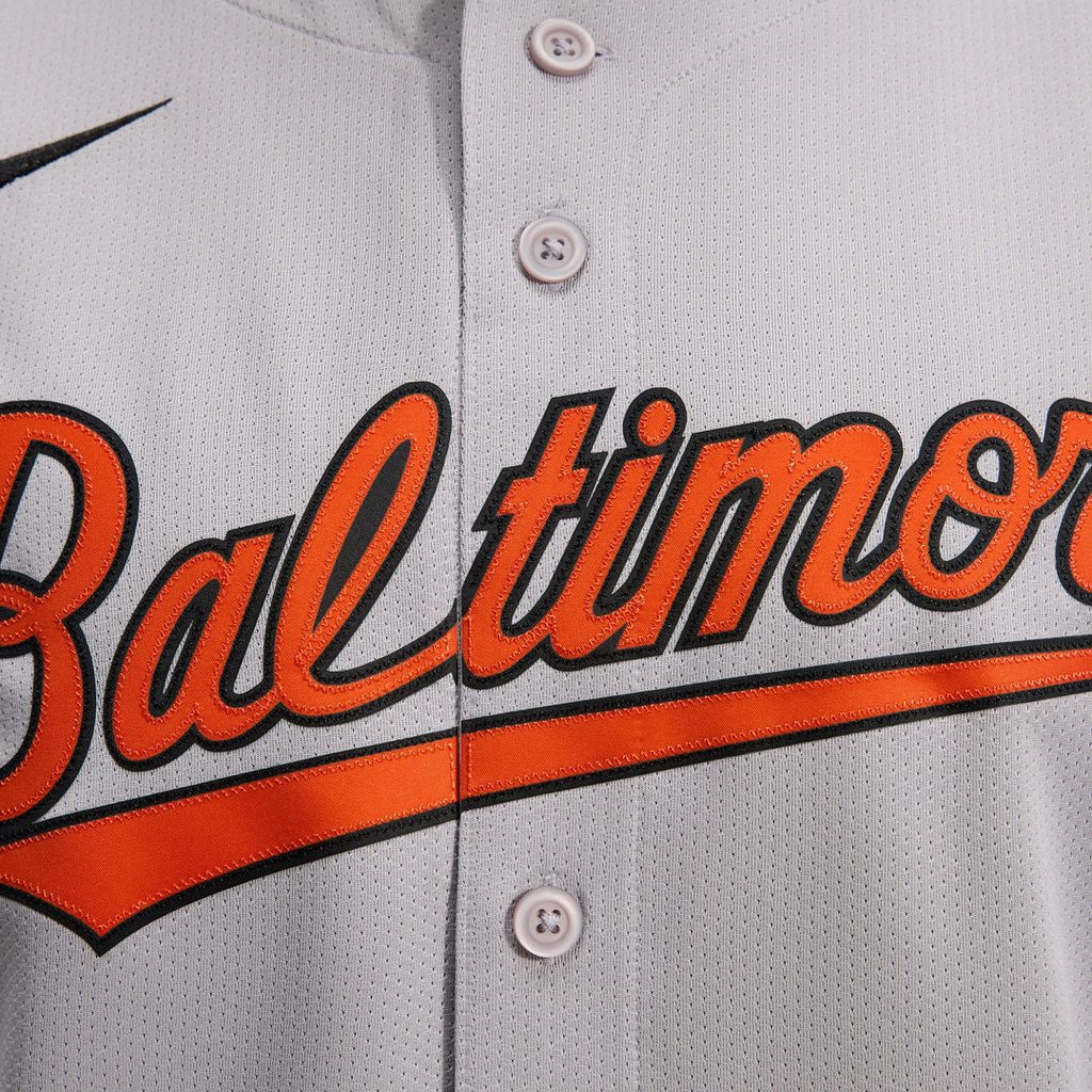 Men's Baltimore Orioles Gray Road Limited MLB Baseball Jersey - view 27