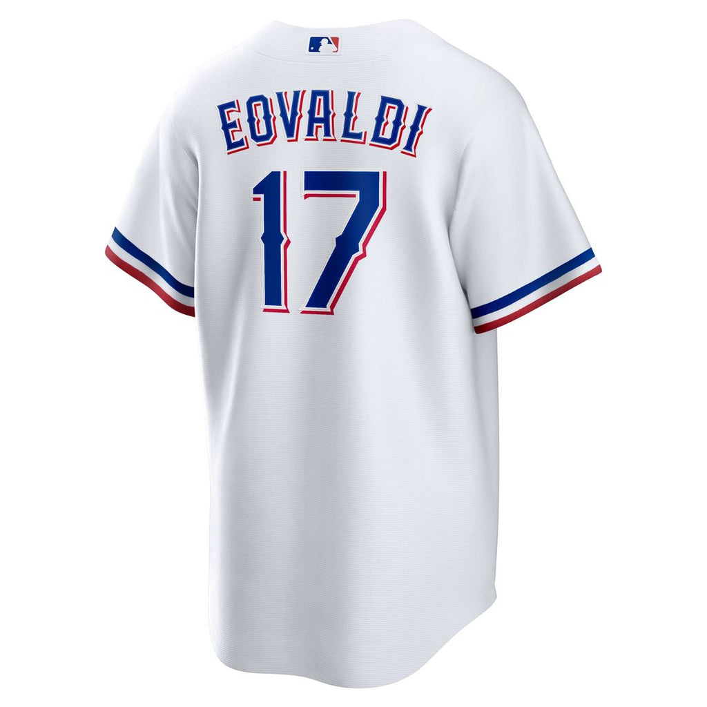 Men's Texas Rangers Nathan Eovaldi White Home Replica MLB Baseball Jersey - view 3