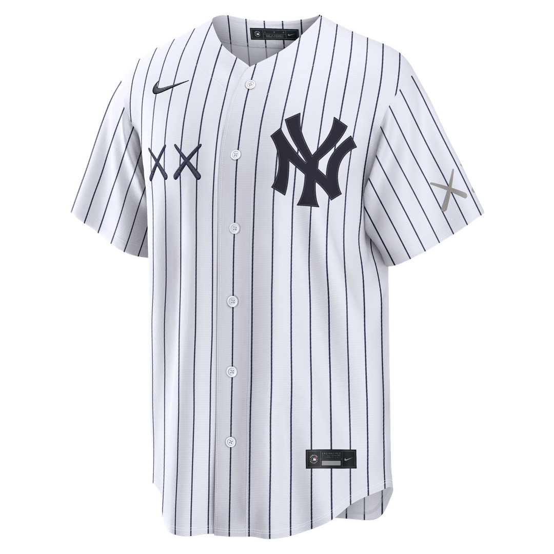 Men's New York Yankees White Stadium MLB Baseball Jersey - view 2