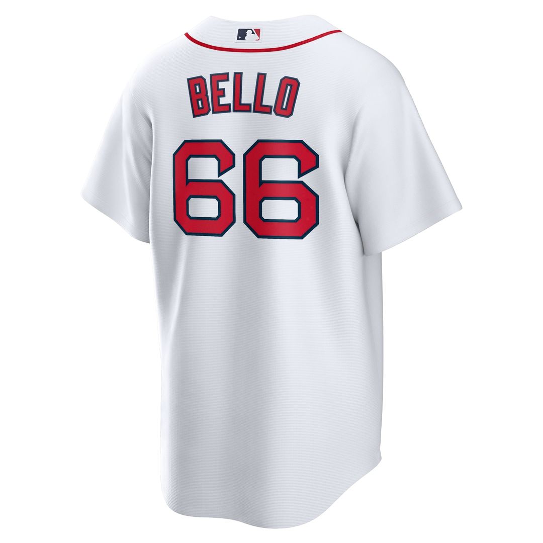 Men's Boston Red Sox Brayan Bello White Home Replica MLB Baseball Jersey - view 3