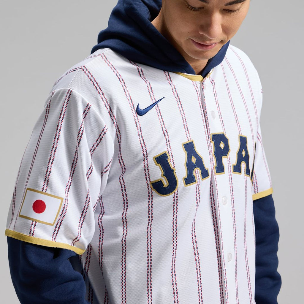 Men's Japan Baseball Yoshinobu Yamamoto White 2026 World Baseball Classic Home Stadium MLB Baseball Jersey - view 7