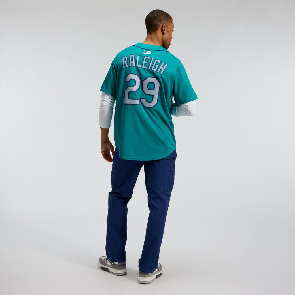 Men's Seattle Mariners Cal Raleigh Teal Alternate Limited MLB Baseball Jersey - view 6
