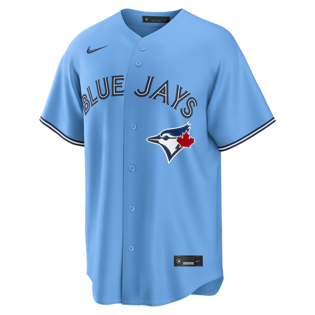 Men's Toronto Blue Jays Vladimir Guerrero Jr. Light Blue Replica MLB Baseball Jersey - view 5