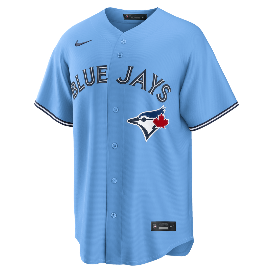 Men's Toronto Blue Jays Vladimir Guerrero Jr. Light Blue Replica MLB Baseball Jersey - view 5