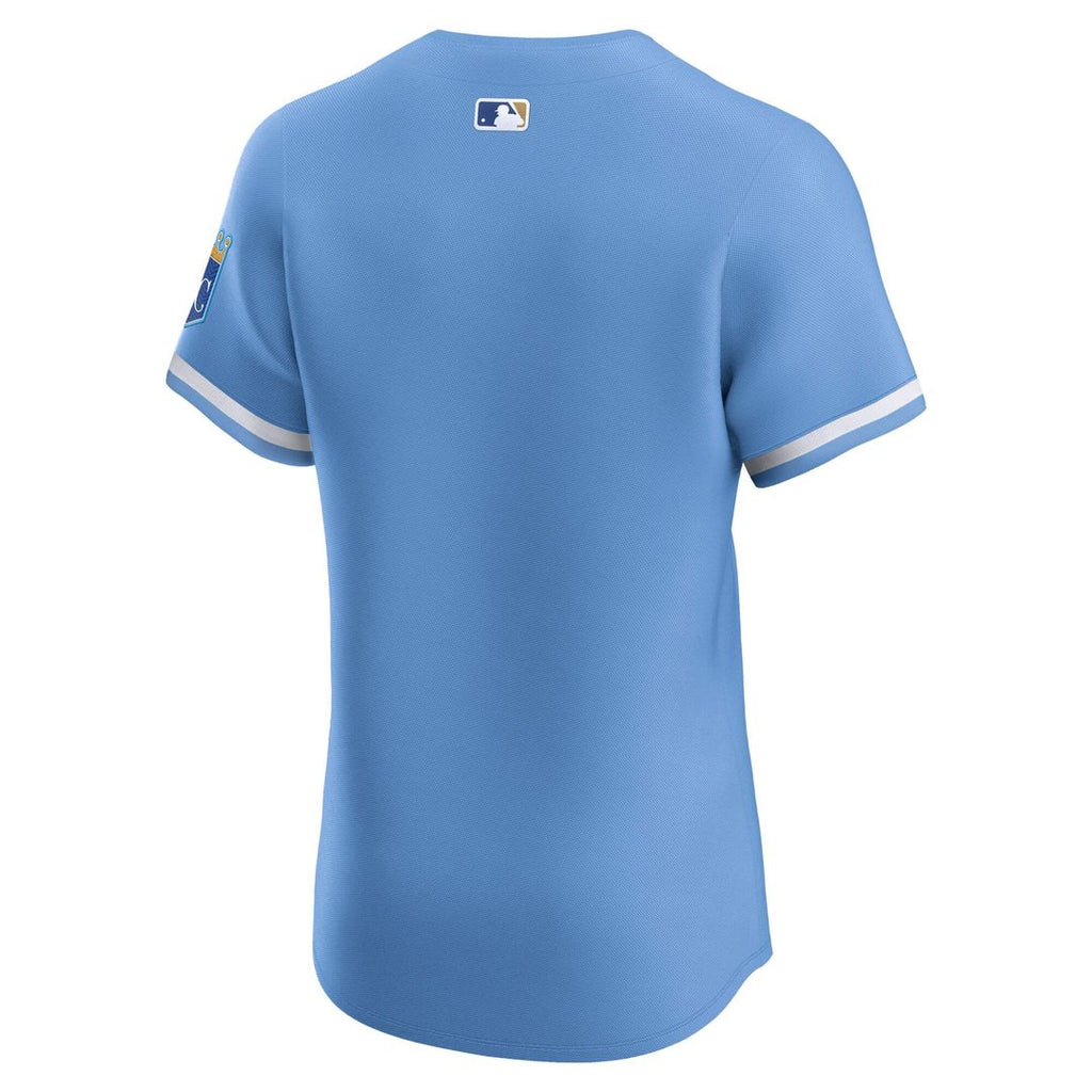 Men's Kansas City Royals White Home Elite MLB Baseball Jersey - view 12